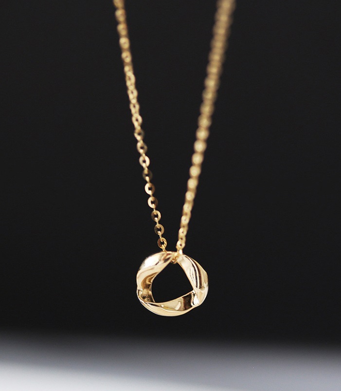 925 Sterling Silver Round Necklace